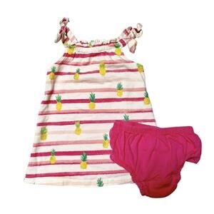 Baby Gap Pineapple Stripe Dress Size 6 Months